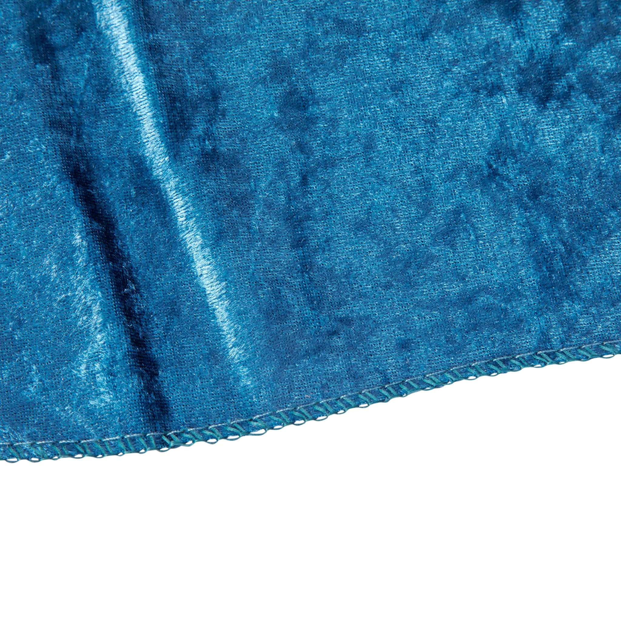 Velvet 10ft H x 52" W Drape/Backdrop Curtain Panel - Dark Teal