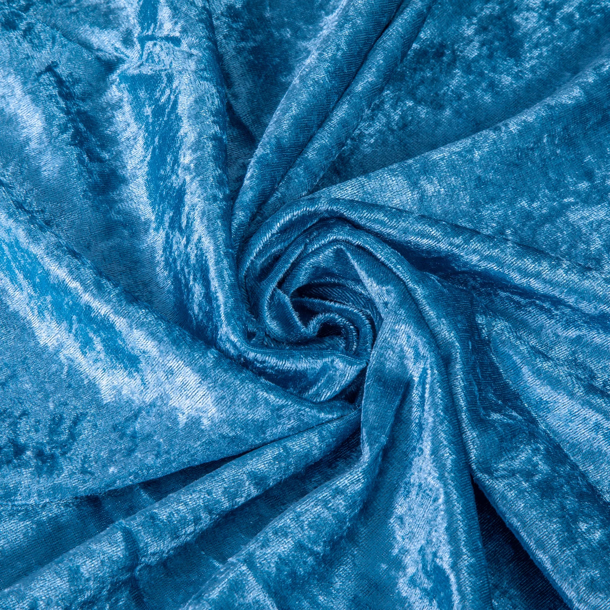 Velvet 10ft H x 52" W Drape/Backdrop Curtain Panel - Dark Teal