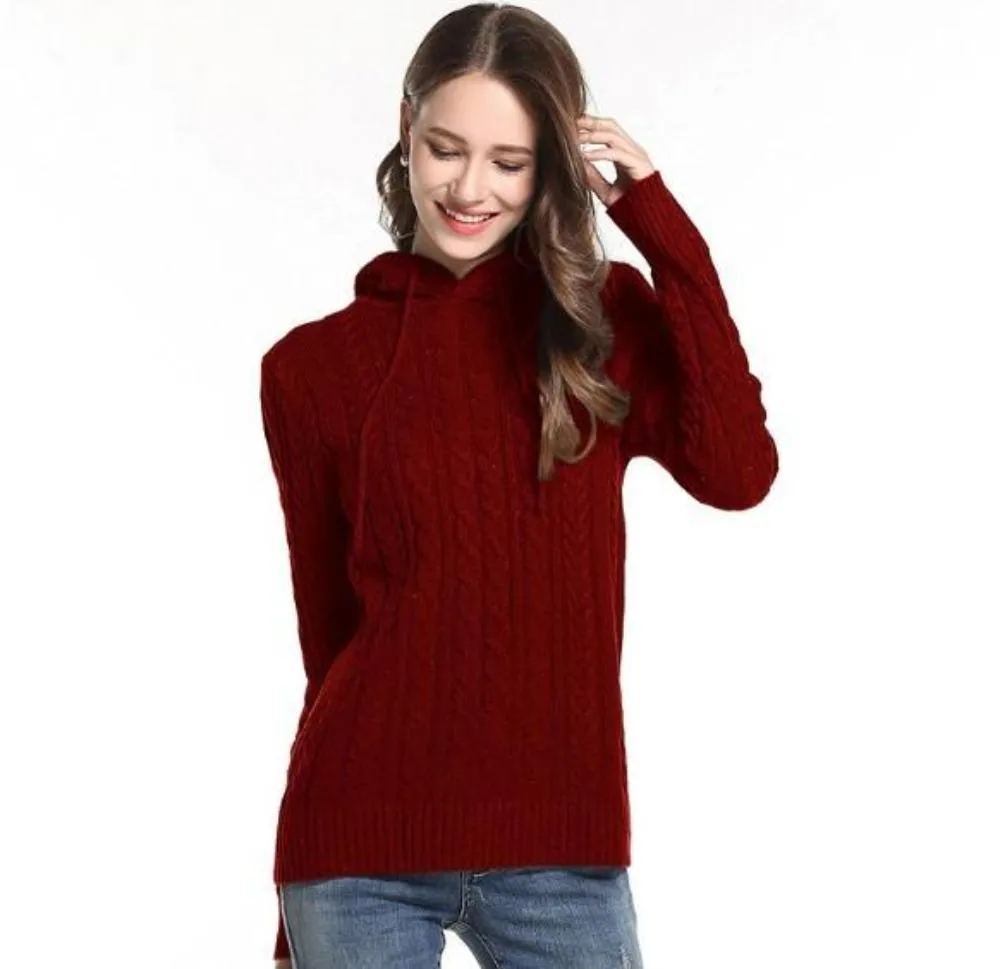 Womens Hooded Sweater