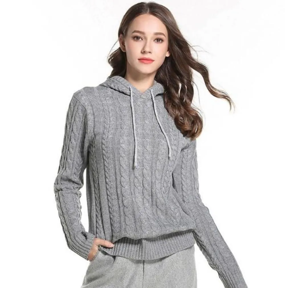 Womens Hooded Sweater