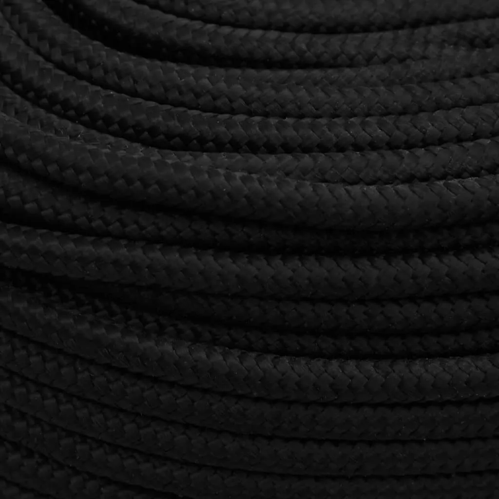 Work Rope Black 10 mm 250 m Polyester