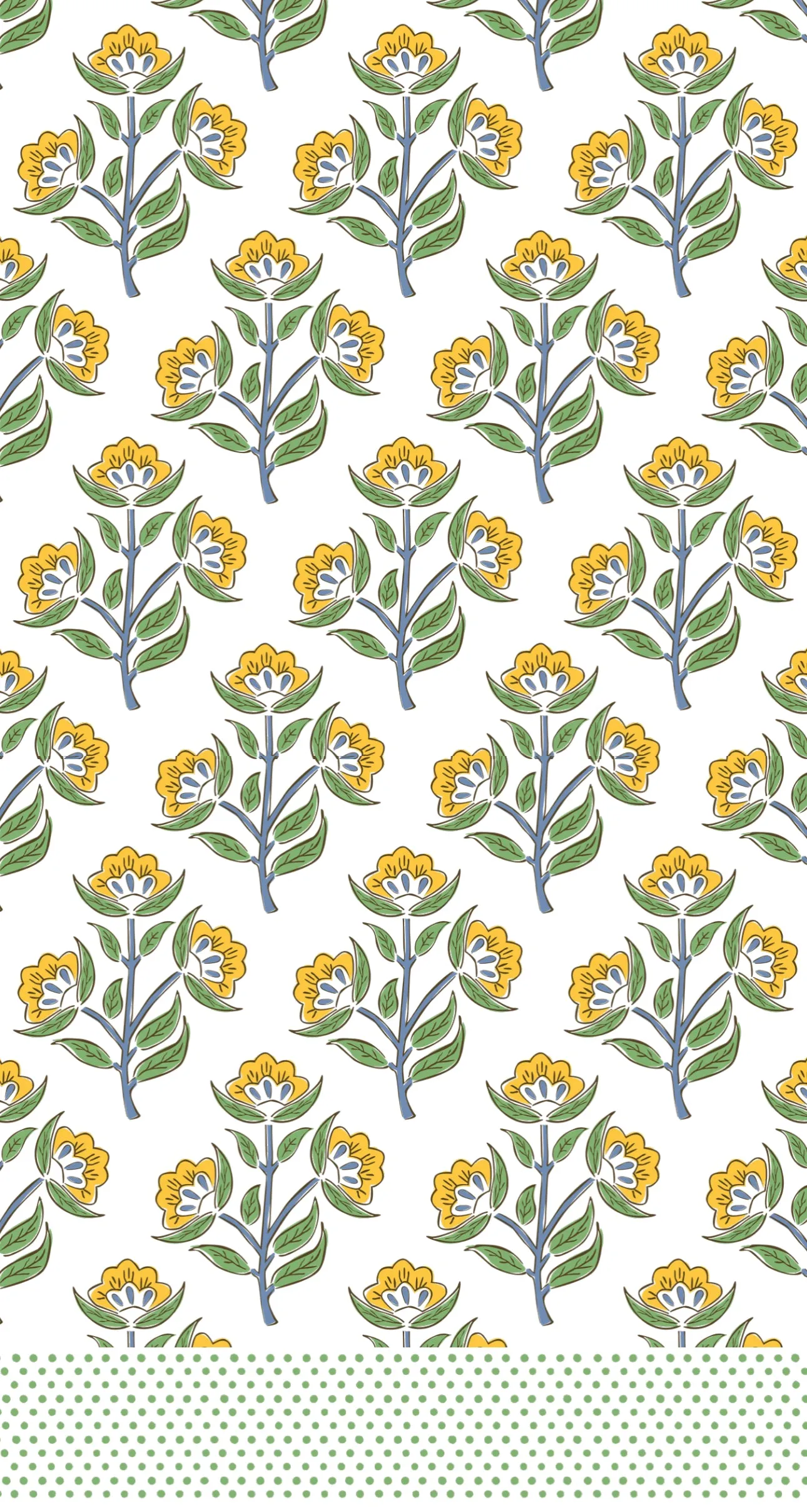 Yellow Flower - Printed Guest Towel